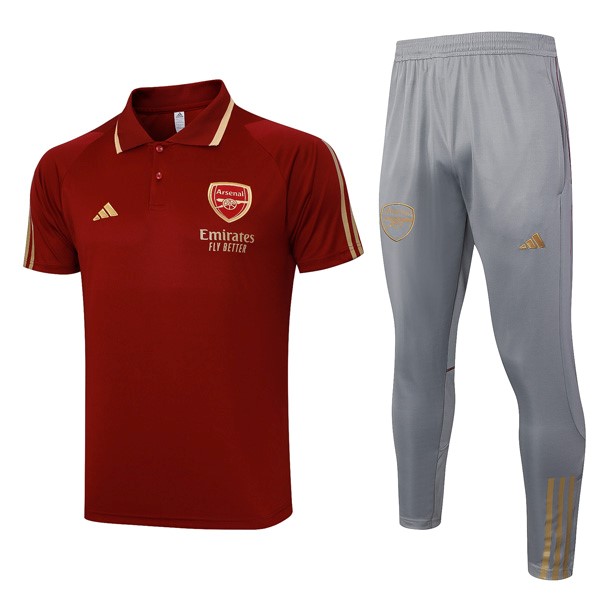 Polo Arsenal Ensemble Complet 2024 Rouge